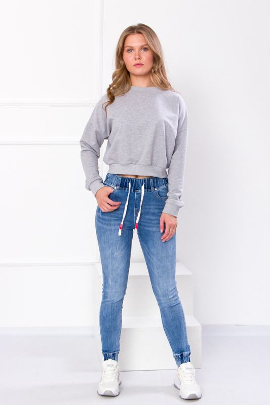 Джинси (джоґери) жіночі на резинці